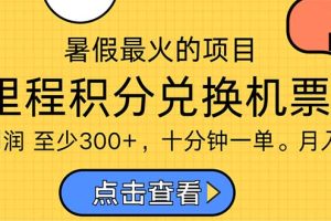 (11267期)暑假最暴利的项目,利润飙升,正是项目利润爆发时期。市场很大,一单利…