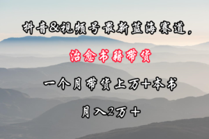 抖音&视频号最新蓝海赛道，治愈书籍带货，一个月带货上万+本书，月入2万＋