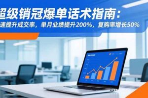 (16511期)超级销冠爆单话术指南:快速提升成交率,单月业绩提升200%,复购率增长50%