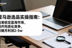 (16523期)亚马逊选品实操指南:精准锁定蓝海市场,避开同质化竞争,店铺月利润2-5w