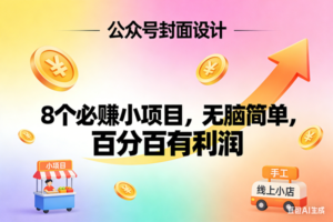 （17351期）11个必赚小项目，无脑简单，百分百有利润，副业首选，日入300+