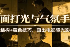 画面打光与气氛手册：光感结构+藏色技巧，画出电影感光影效果