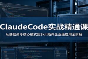ClaudeCode实战精通课:从基础命令核心模式到Skill插件企业级应用全拆解