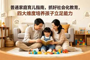 (18755期)付费文章:普通家庭育儿指南,抓好社会化教育,四大维度培养孩子立足能力