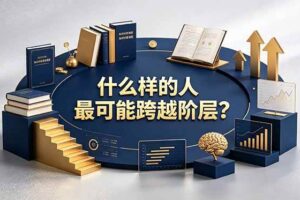 (19014期)付费文章:什么样的人最可能跨越阶层?具备这五种特质,普通人也能顺利跨越阶层