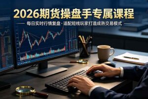 (19300期)2026期货操盘手专属课程-更新7月11,每日实时行情复盘,适配短线玩家打造成熟交易模式