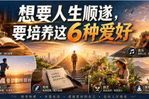 公众号付费文章:想要人生顺遂,要培养这6种爱好