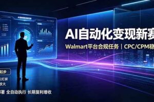 (19791期)AI智能数据与流量平台日收300+|自动化流量变现新项目